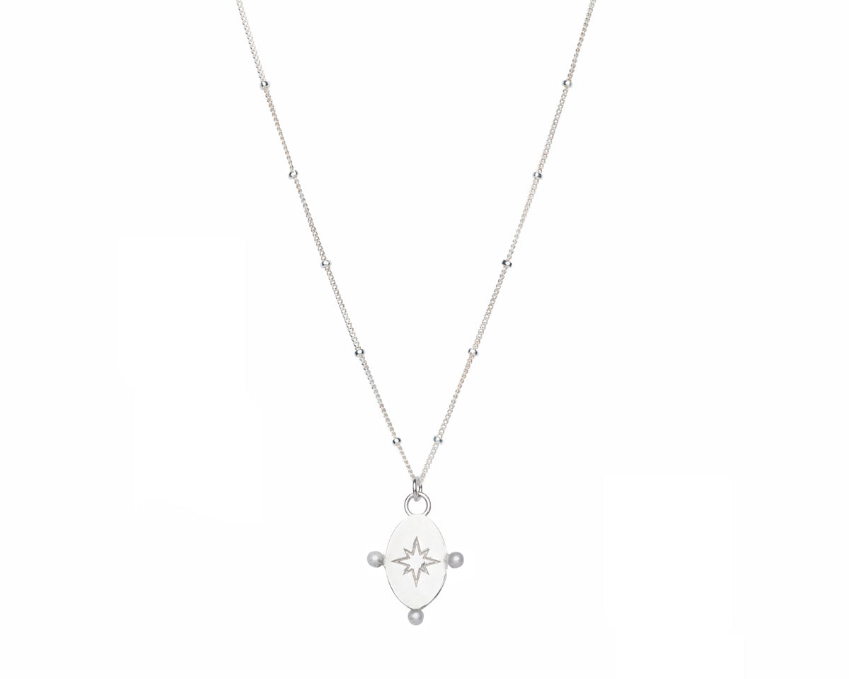 Morning Star Necklace - Silver