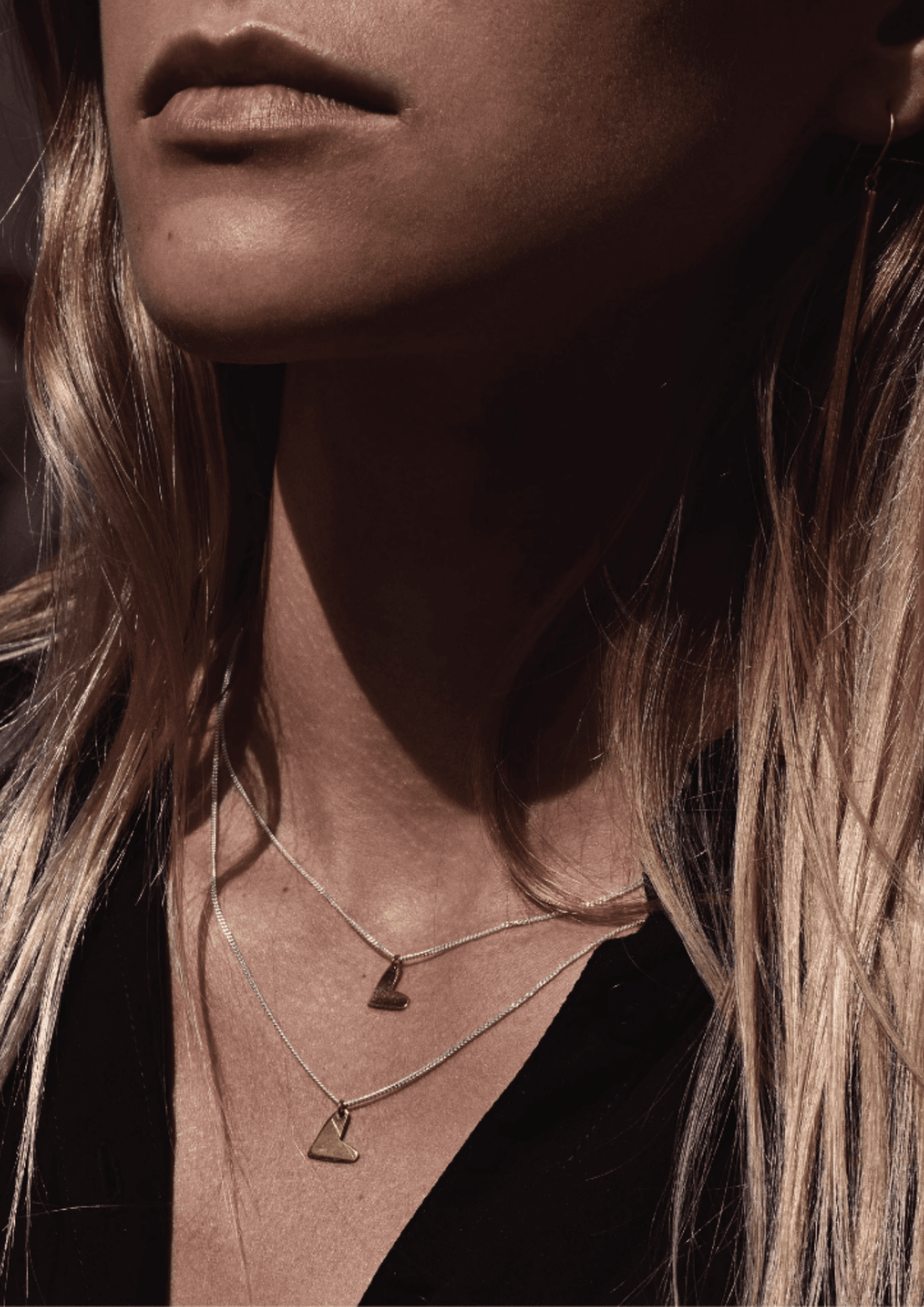 Collier cœur plaqué or ÉPRISE – Maison Kori, vue 5
