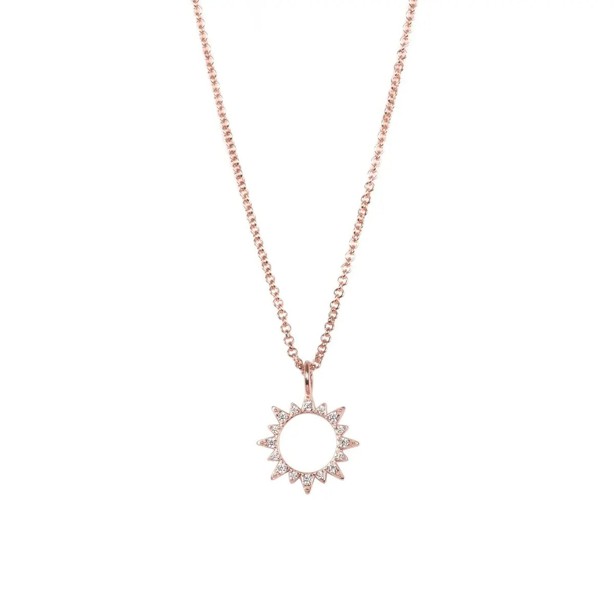 Illumi ZC Sun Pendant Necklace