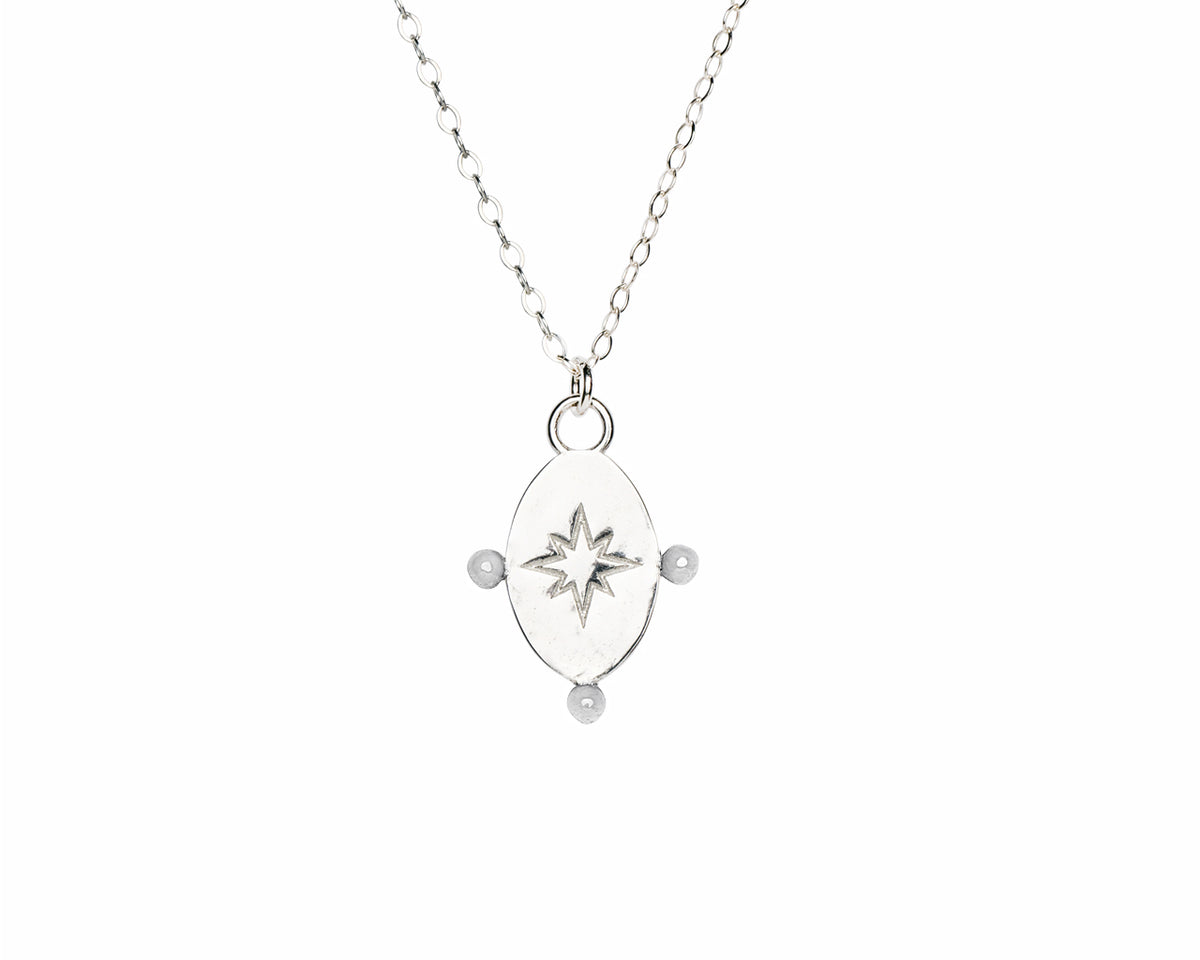 Morning Star Necklace - Silver