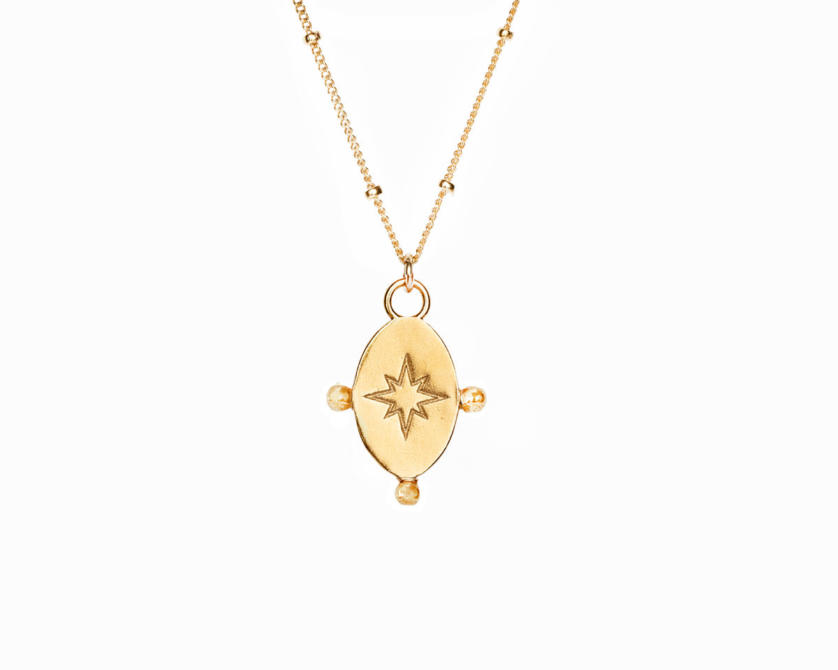 Morning Star Necklace - Gold
