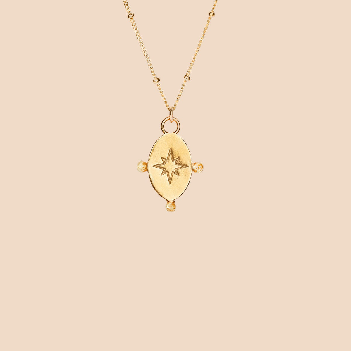 Collier étoile doré VÉNUS – Maison Kori, vue 5